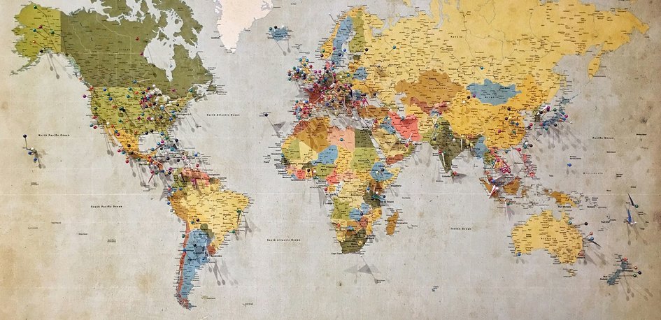 International students from all over the world