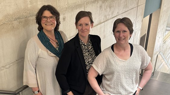 Press photo (Ostfalia): (from left): Prof. Dr Ilka Benner, Prof. Dr Sandra Tschupke and Prof. Dr Melanie Lietz.