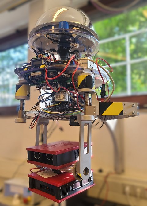 Projekt "space_ball" (Vermessungsmaschine im Großraum)Fak. Maschinenbau - IMECDr. Balan (öffnet Vergrößerung des Bildes)