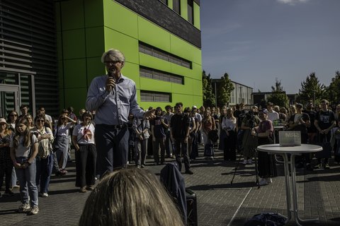 Erstsemesterbegrüßung der Ostfalia am Campus Salzgitter. (öffnet Vergrößerung des Bildes)