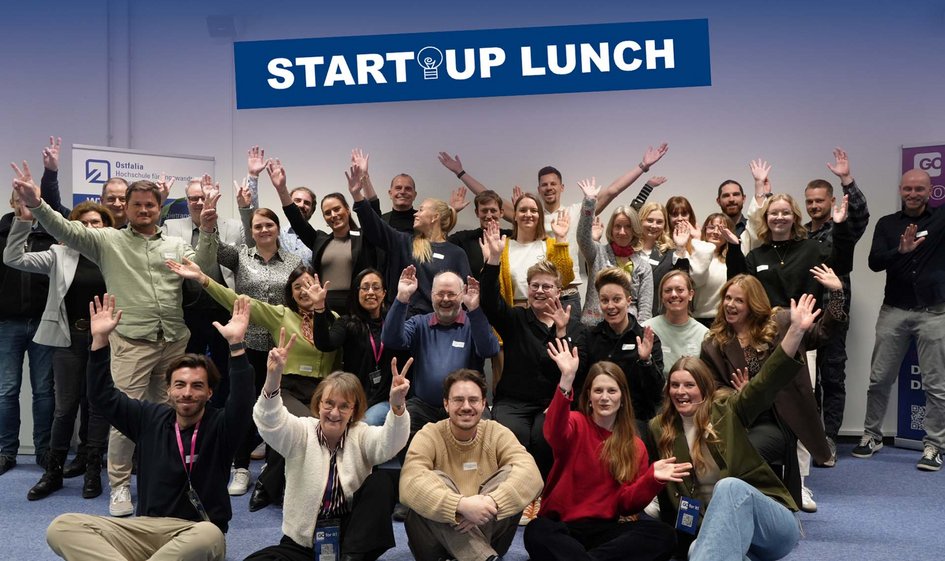 Gruppenbild Startup-Lunch