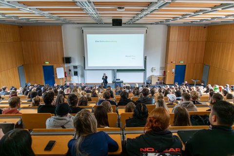 Erstsemesterbegrüßung der Ostfalia am Campus Salzgitter. (öffnet Vergrößerung des Bildes)