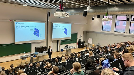 Erstsemesterbegrüßung an der Ostfalia Hochschule.