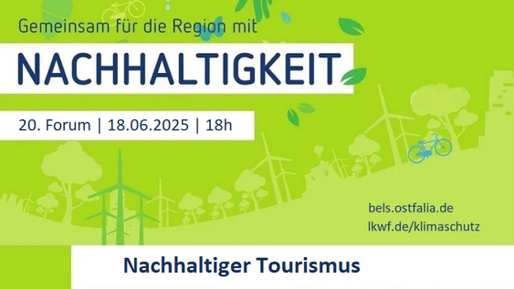 20. Forum Nachhaltigkeit am 18.06.2025 um 18:00 Uhr: "Nachhaltiger Tourismus"