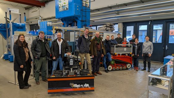 Das Bild zeigt die Forschenden im Projekt. 