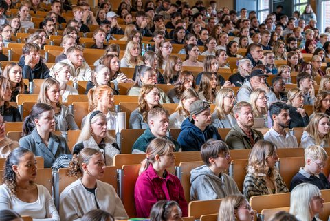 Erstsemesterbegrüßung der Ostfalia am Campus Salzgitter. (öffnet Vergrößerung des Bildes)