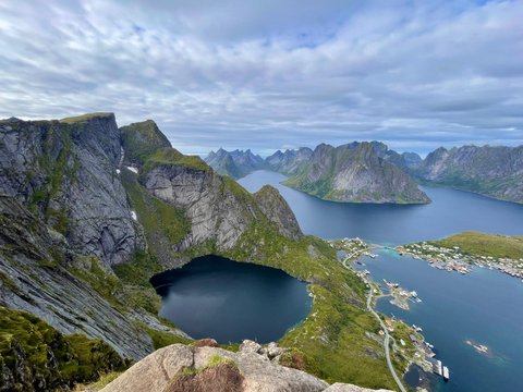 Ausblick Landschaft von Norwegen (öffnet Vergrößerung des Bildes)