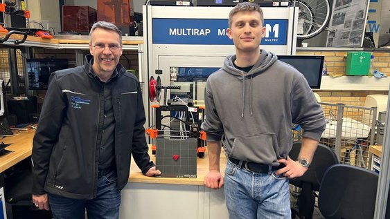 Prof. Dr. Andreas Ligocki und Moritz Maurischat.