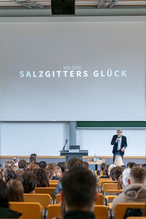 Erstsemesterbegrüßung der Ostfalia am Campus Salzgitter. (öffnet Vergrößerung des Bildes)