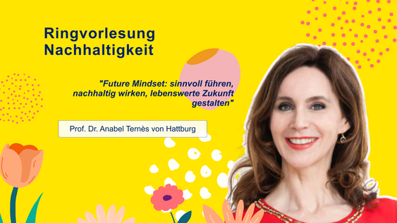 Am 29. Oktober 2025 spricht Zukunftsforscherin Prof. Dr. Anabel Ternès von Hattburg in der Ringvorlesung Nachhaltigkeit der Ostfalia Hochschule über „Future Mindset“. Ihr Vortrag inspiriert Studierende, Mitarbeitende und Interessierte, Wandel mit Self-Leadership und Nachhaltigkeit zu gestalten.