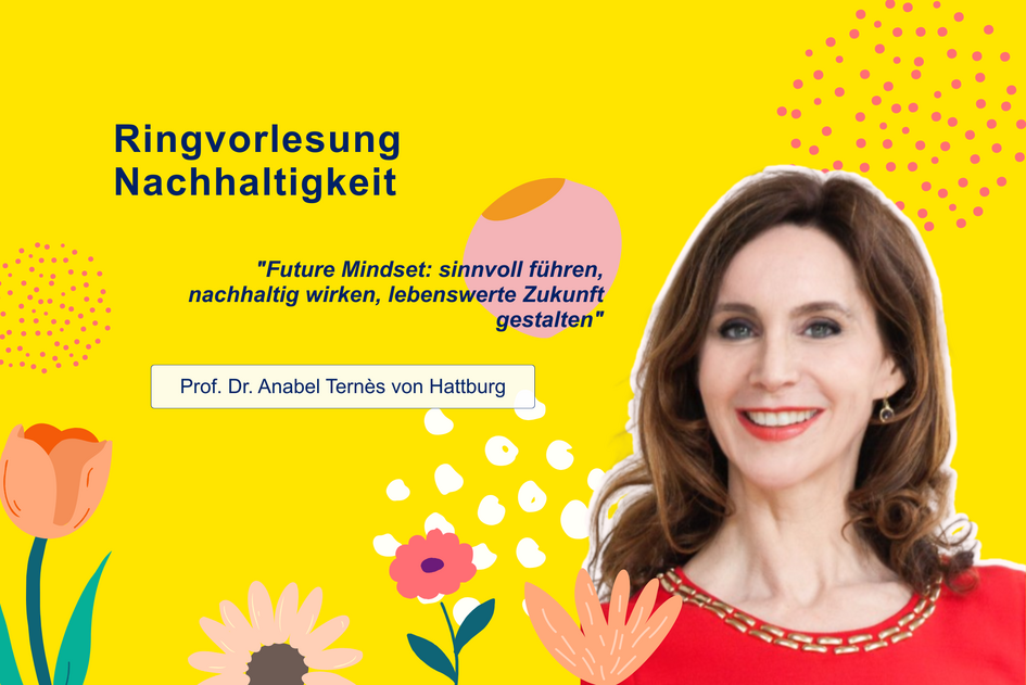 Am 29. Oktober 2025 spricht Zukunftsforscherin Prof. Dr. Anabel Ternès von Hattburg in der Ringvorlesung Nachhaltigkeit der Ostfalia Hochschule über „Future Mindset“. Ihr Vortrag inspiriert Studierende, Mitarbeitende und Interessierte, Wandel mit Self-Leadership und Nachhaltigkeit zu gestalten.