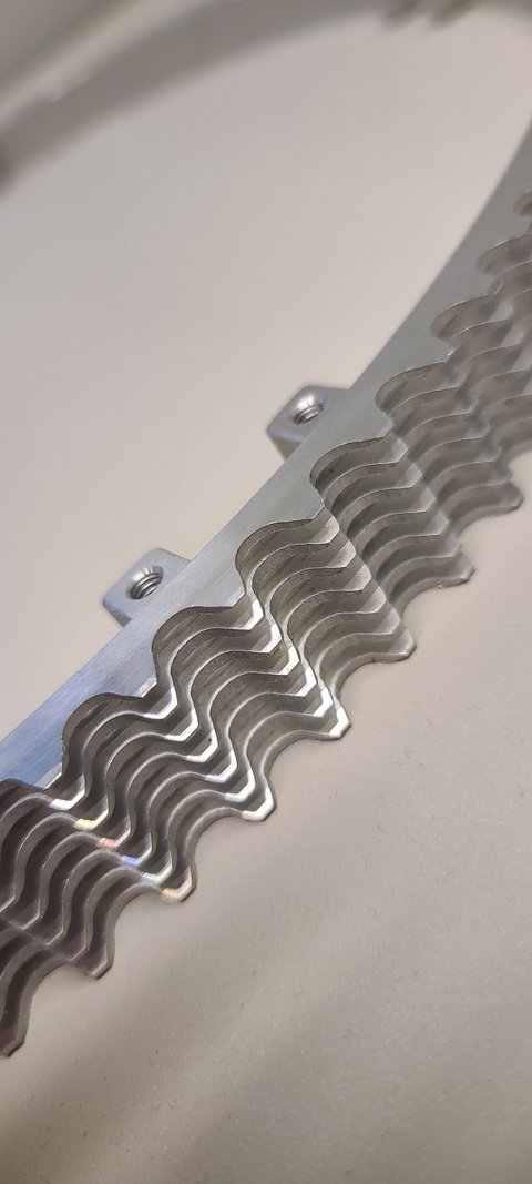 Siebenfach Zahnkranz für Velomobil AMINFak. Maschinenbau - IKAMProf. Klinge (öffnet Vergrößerung des Bildes)