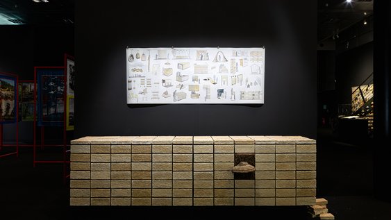 Myzel-Kunstwerk der Ostfalia Hochschule im Kunstmuseum Wolfsburg 