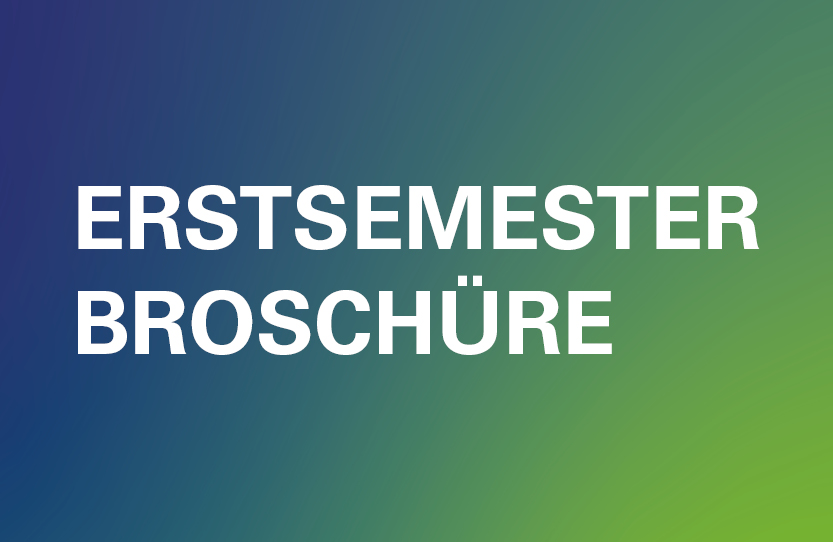 Erstsemester Broschüre