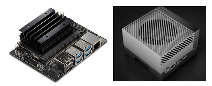 NIVIDIA Jetson nano und NIVIDIA Orin (öffnet Vergrößerung des Bildes)