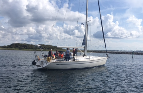 Mitglieder des Sozialkompetenzworkshops 2017 auf der Segelyacht