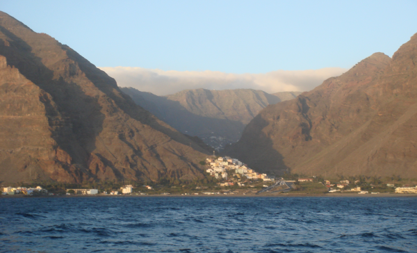 Abendansteuerung Valle Gran Rey - Vueltas La Gomera.