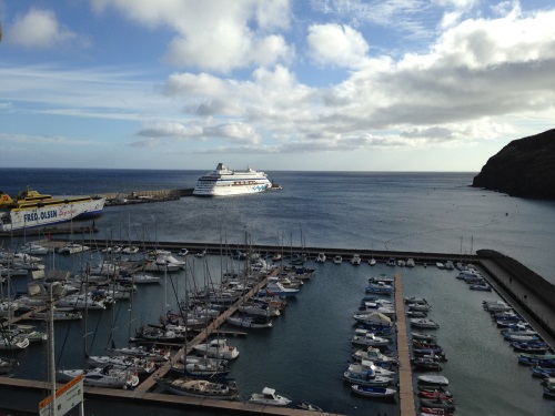 Hafen von San Sebastian, La Gomera.