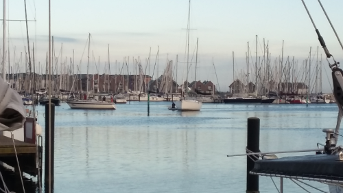 Beobachten einen Grundsitzer in Heiligenhafen zu Beginn des Trainings.