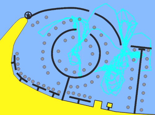 Einen Tag nur Hafenmanöver, 14x An-/Ablegen in die Box in allen Variationen.