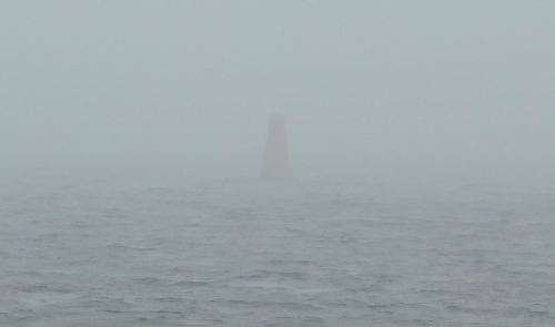 Fahrt nach Helsingborg, später zieht Nebel auf